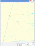 La Salle County, TX Digital Map Basic Style